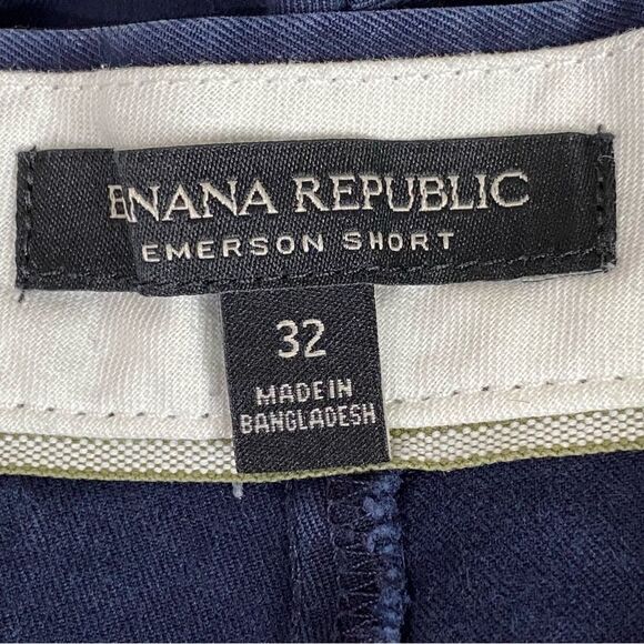 Banana Republic Mens Navy Blue 10in Inseam Emerson Short‎ Size 32 - Picture 10 of 12